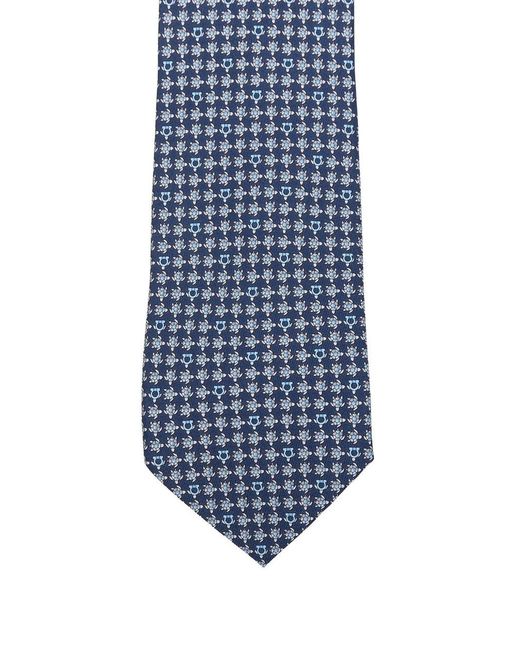 Cravatta di Ferragamo in Blue da Uomo