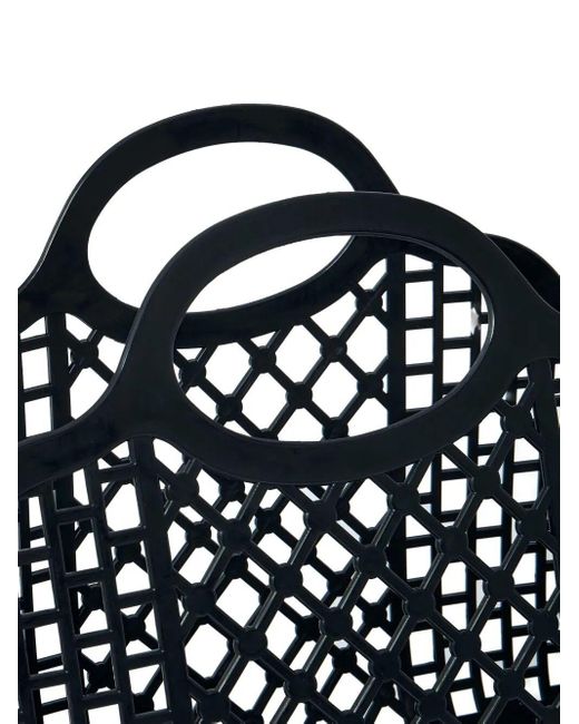 Chloé Blue Chloé Cage Tote Bag In Jelly