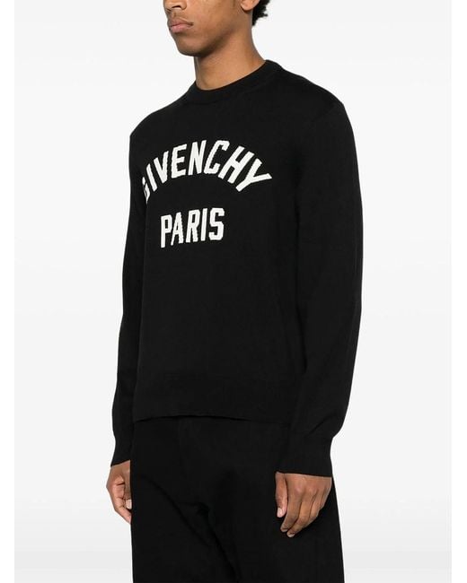 Pullover Couture Seam di Givenchy in Black da Uomo