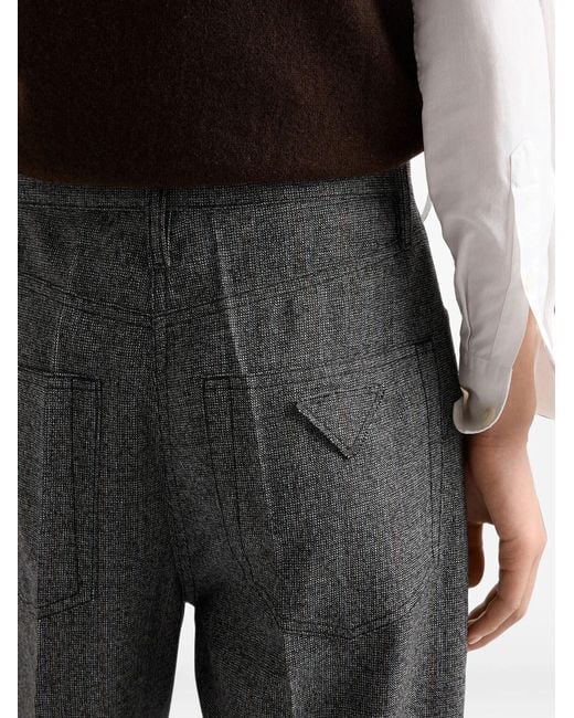 Prada Gray Pantaloni