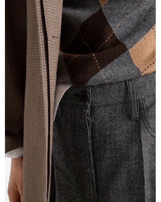 Prada Gray Pantaloni
