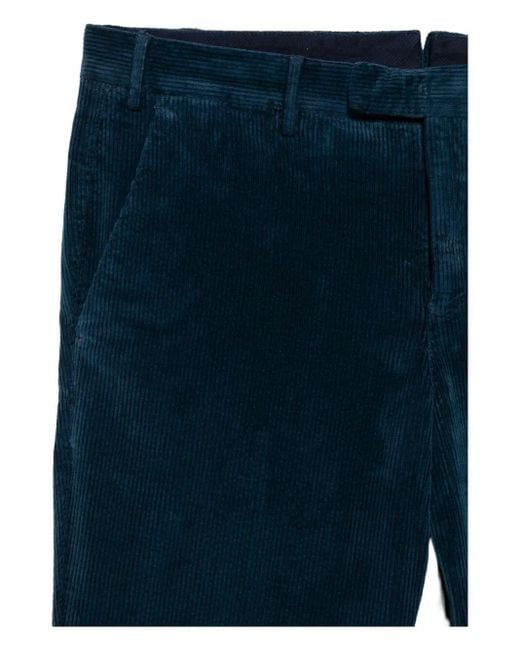 Pantaloni Torino Blue Master Corduroy Slim-Fit Trousers for men