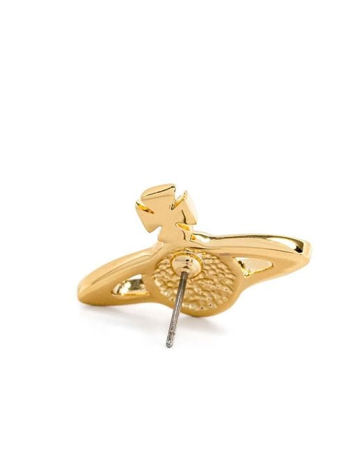 Vivienne Westwood Metallic Mini Bas Relief Earrings