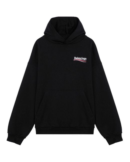 Balenciaga Black "Political Campaign" Hoodie