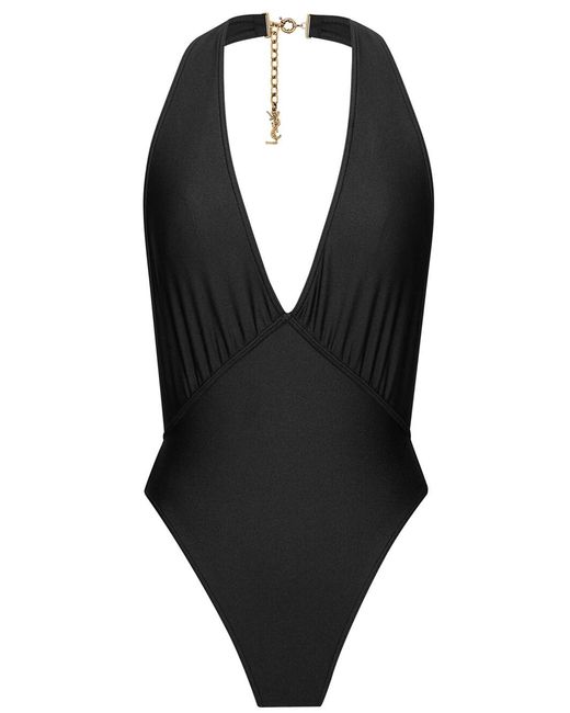 Saint Laurent Black One-Piece