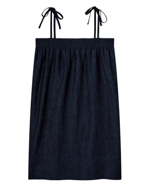 A.P.C. Blue Iris Straight-Cut Denim Dress