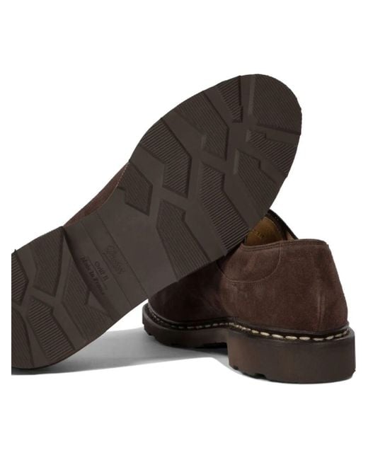 Paraboot Brown Avignon Derby Shoes for men