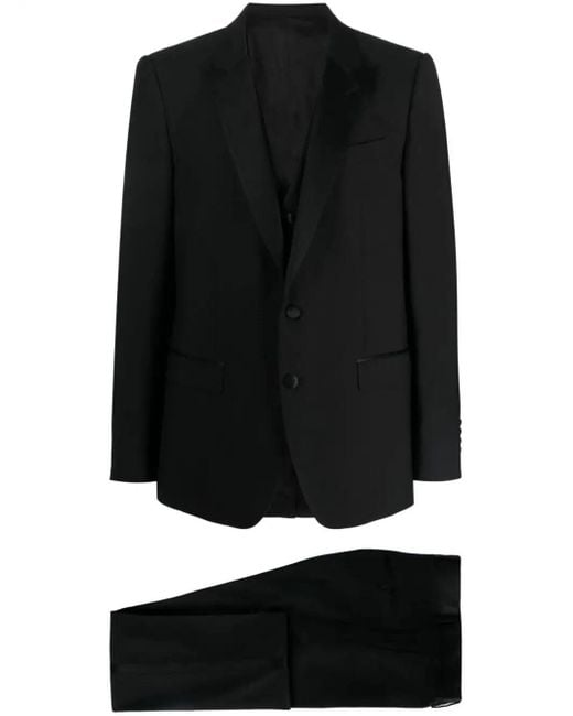 Completo 3 pezzi di Dolce & Gabbana in Black da Uomo