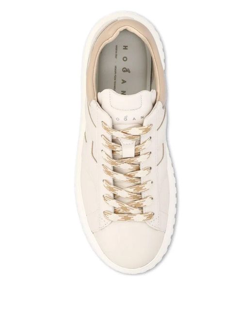 Hogan Natural H-Stripes Sneakers
