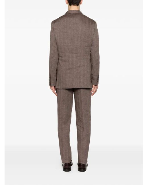 Brunello Cucinelli Brown Leisure Suit for men