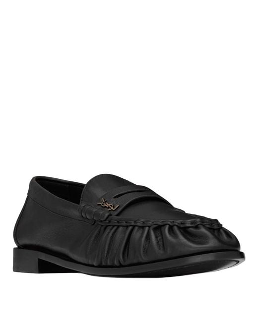 Saint Laurent Black Le Loafer Supple for men