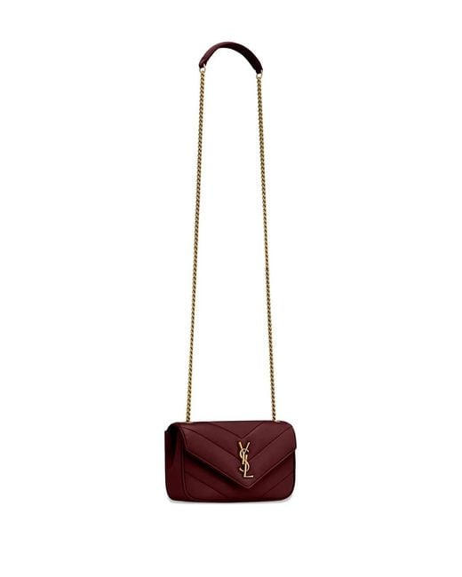 Saint Laurent White Loulou Mini Bag