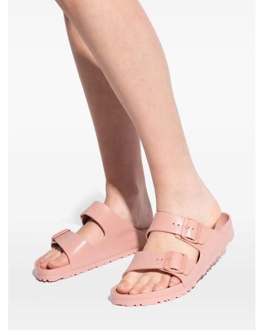 Birkenstock Pink Arizona Buckle-Strap Sandals