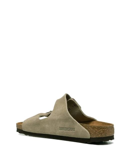 Birkenstock Green Arizona Suede Unisex Sandals