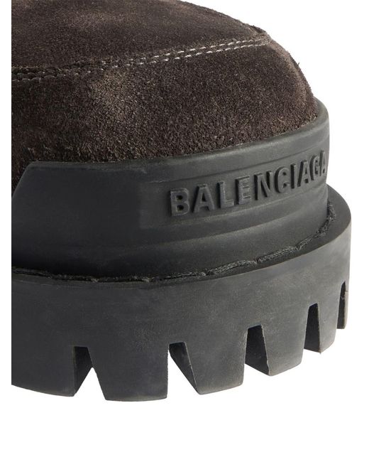 Balenciaga Black Combat Strike Low Boots for men