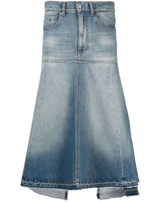 Victoria Beckham Blue Victoria Beckham Denim Skirt Clothing