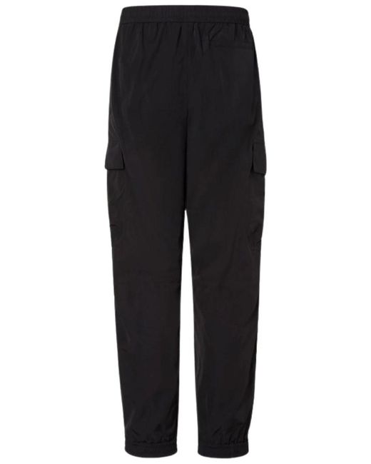 Fendi Black Nylon Cargo Trousers for men