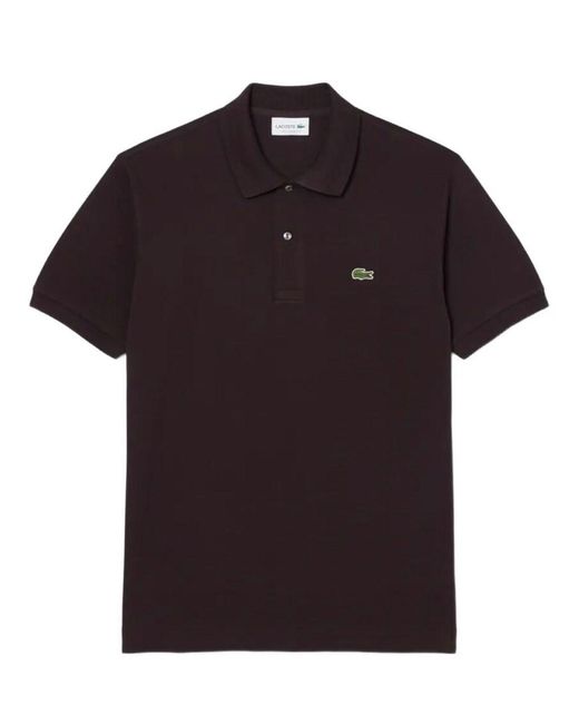 Lacoste Black Logo Polo for men