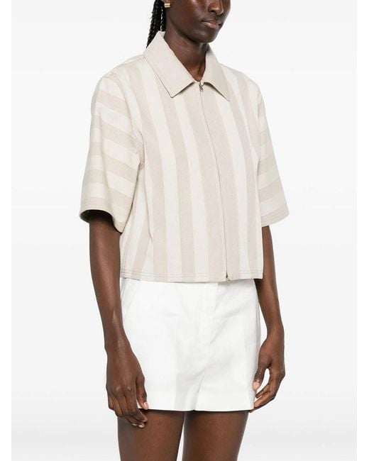 Fendi White Cropped Jacket