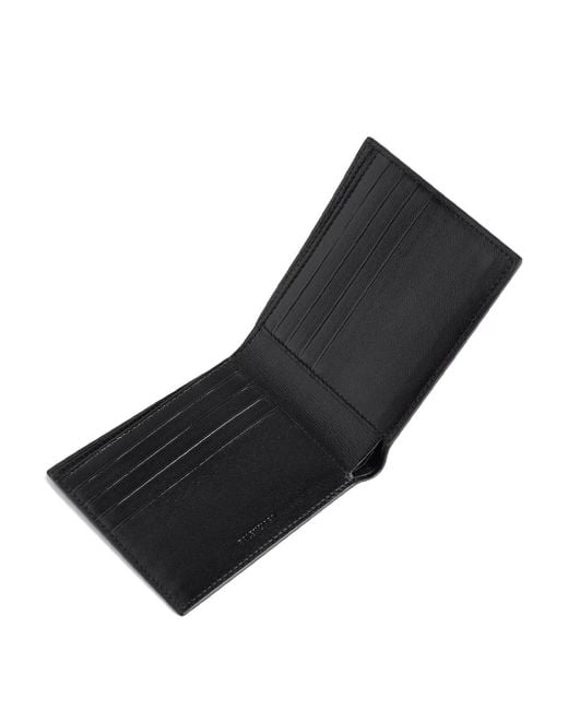 Balenciaga Black Square Bi-Fold Wallet for men