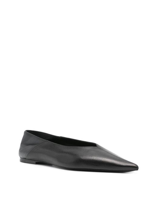 Saint Laurent Black Ballerine Nour Shoes