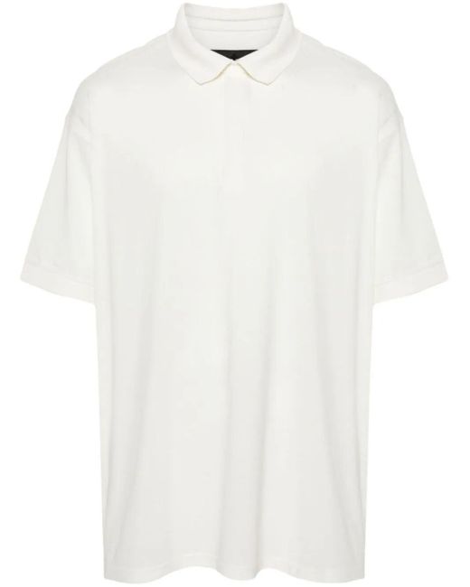 Y-3 White Y-3 Y-3 Short Sleeve Polo Shirt for men
