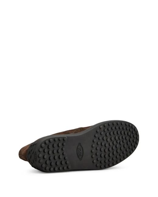 Tod's Brown Suede Boots for men