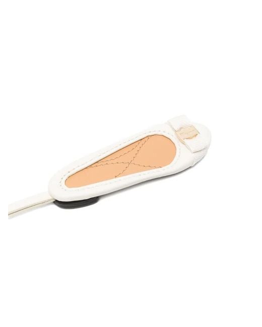 Ferragamo White Charm Varina