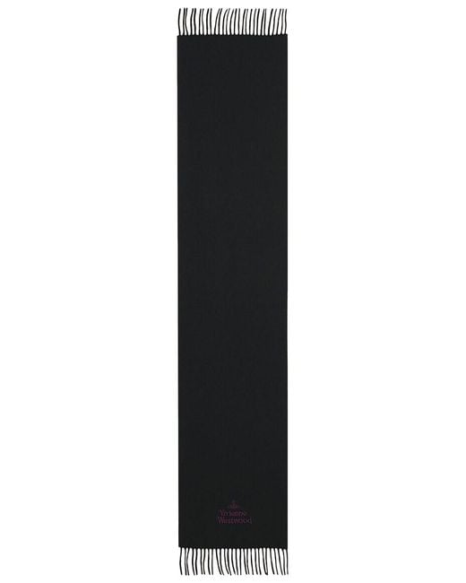 Vivienne Westwood Black Scarf Embroidered