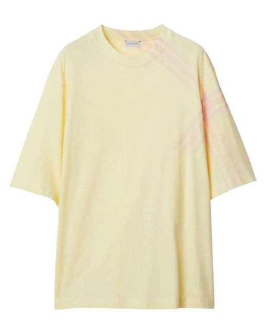 Burberry Yellow T-shirt Clothing for men