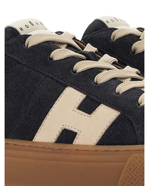 Hogan Black Sneakers Crosswind for men