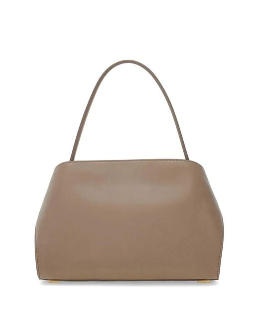 Ferragamo Gray Hug Soft Medium Shoulder Bag