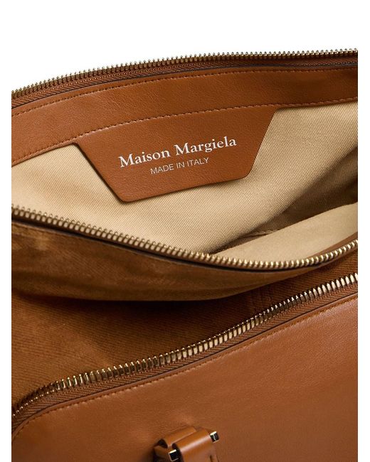 Maison Margiela Brown 5Ac Soft Medium Bag Cogn