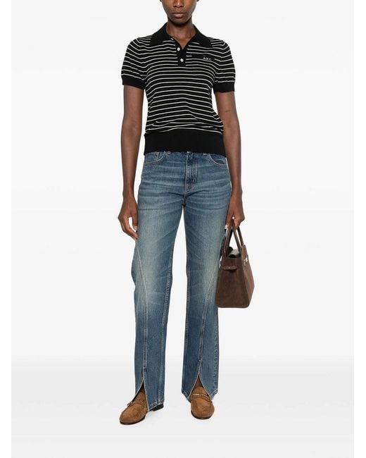 A.P.C. Black Polo Aline