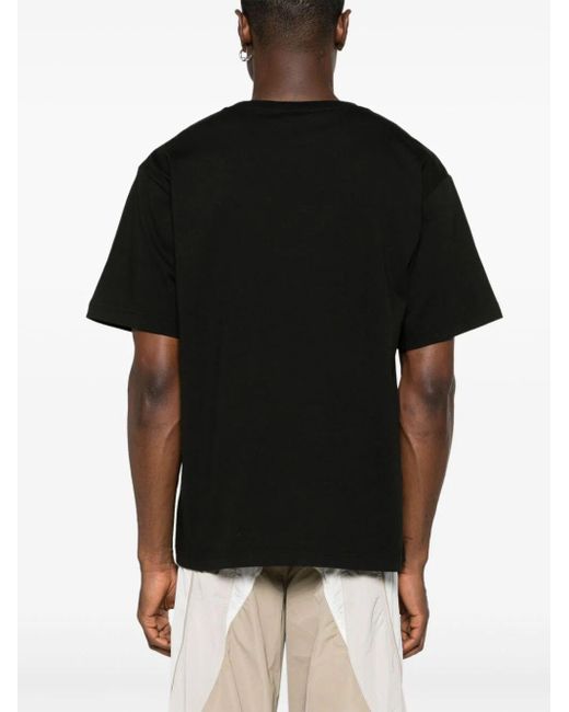 KENZO Black Boke 2.0 Organic Cotton T-shirt With Motif for men