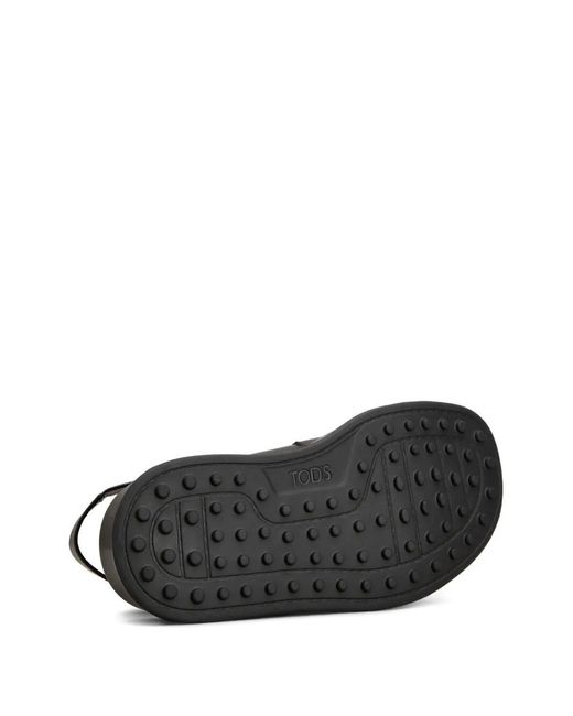Tod's Black Sandals