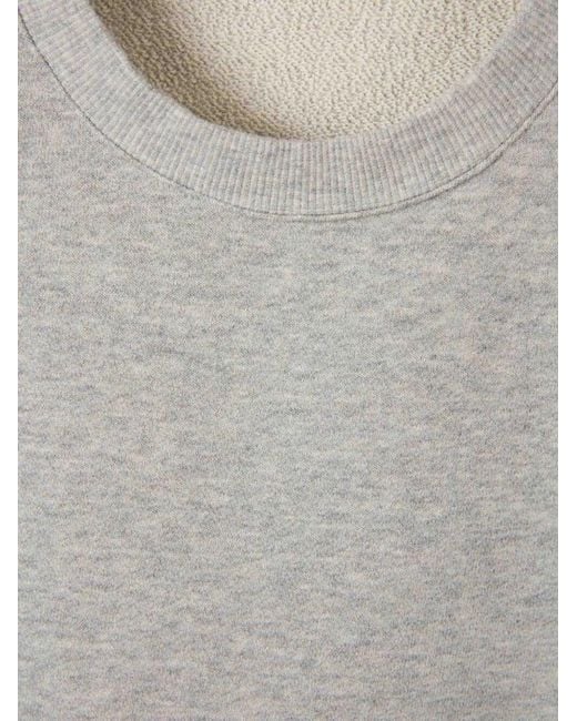 Givenchy Gray Short-sleeved Cotton Sweatshirt for men