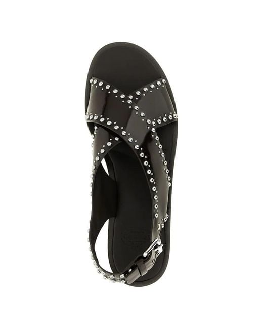 Church's Black Leather Sandals