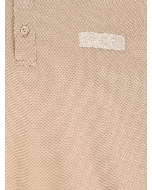 Givenchy Natural Paris Gros Grain Cotton Polo for men