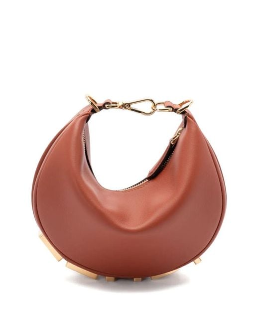 Fendi Pink Graphy Mini Hobo Bag