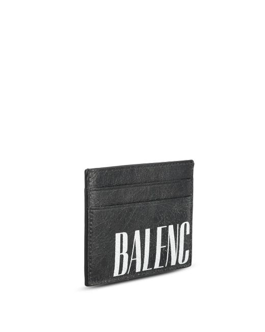 Balenciaga Black "Editor" Card Holder for men