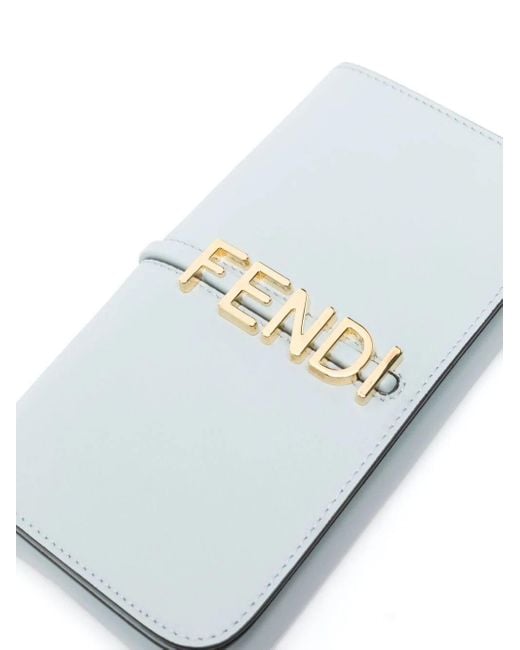 Fendi Blue Wallet On Chain Graphy Bags