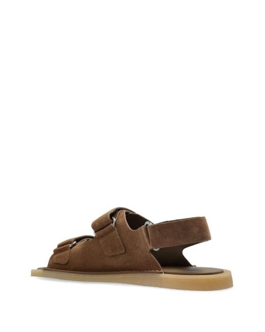 Dolce & Gabbana Brown Luxury Suede Sandal For for men
