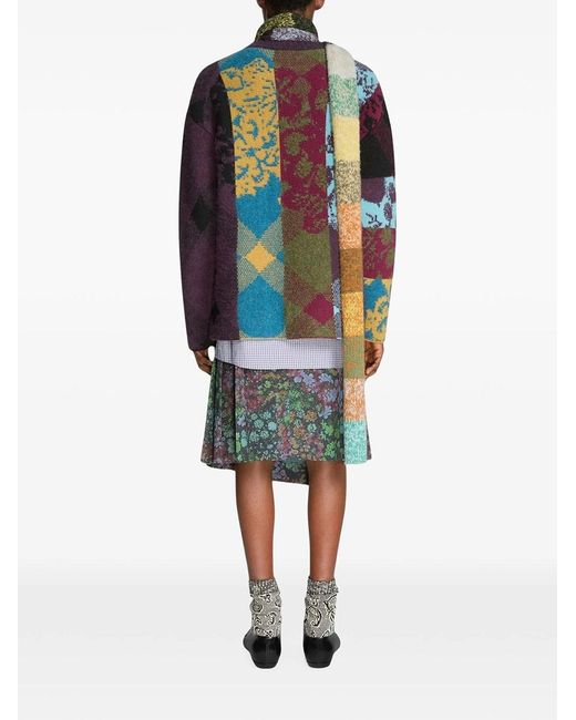Dries Van Noten Blue Sweater "Matadi" for men