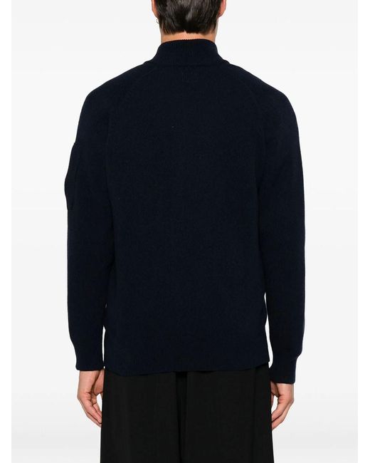 C P Company Blue Knitwear/Cardigan for men