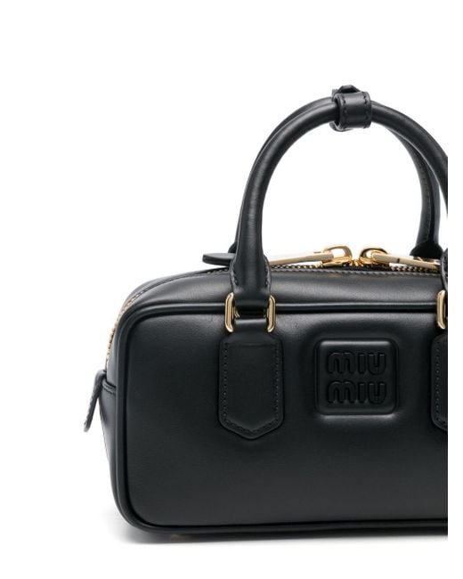 Miu Miu Black Arcadie Regular Leather Bag
