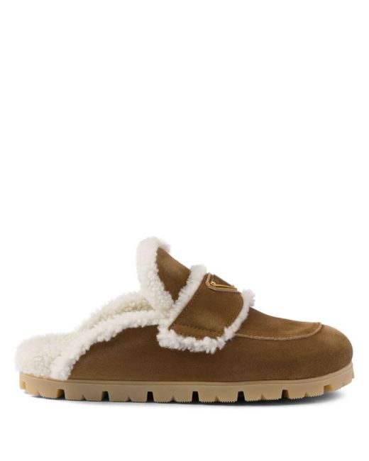 Prada Brown Slippers