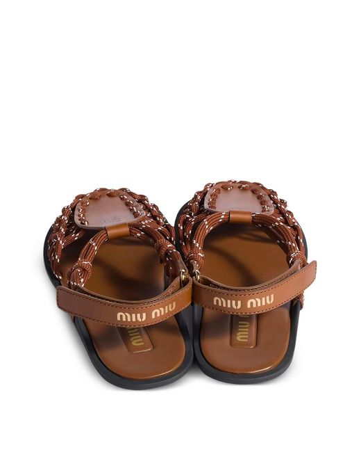 Miu Miu Brown Sandali