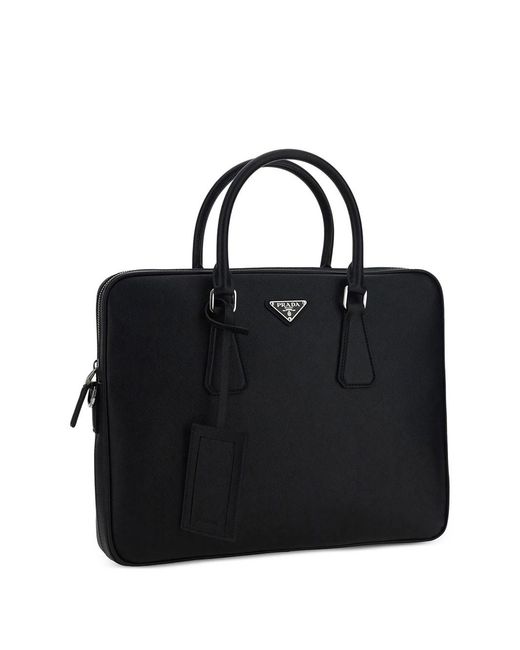 Prada Black Work Bag for men