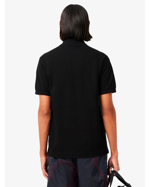 Lacoste Black Logo Polo for men